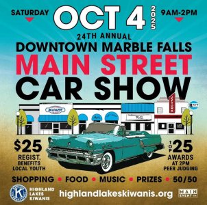 Marble Falls Main Street Car Show